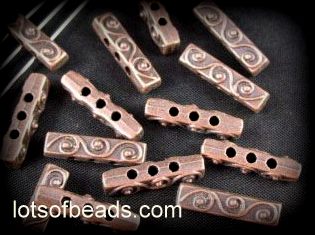 Copper three strand spacer bar